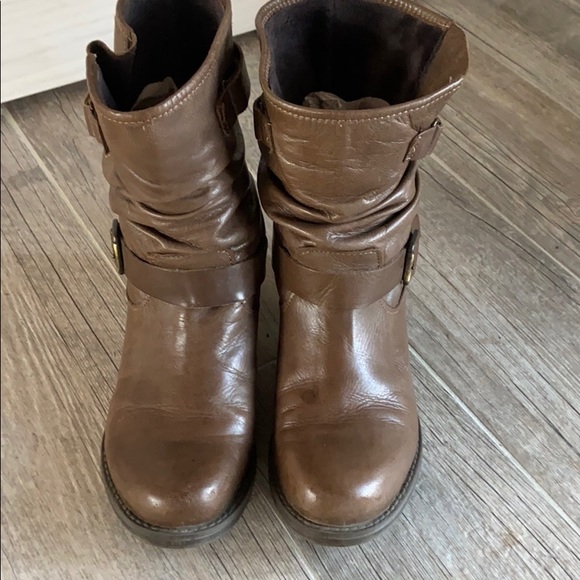 Eric Michael Leather Fleece lined boots - Picture 3 of 4